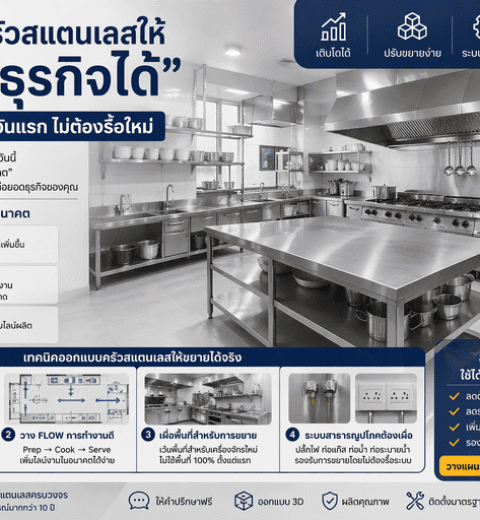 ครัวร้อน ควันเยอะ กลิ่นติดร้าน? ปัญหาที่หลายธุรกิจเจอ เพราะเลือกระบบ Vent Hood ผิด