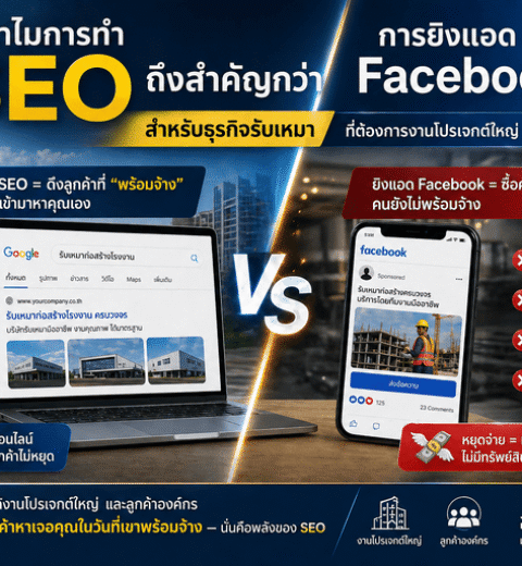 ทำไมบริษัทรับเหมาหลายเจ้า “ทำเว็บไซต์แล้วเงียบ”? ปัญหา SEO ที่ทำให้ลูกค้าไม่เจอบน Google