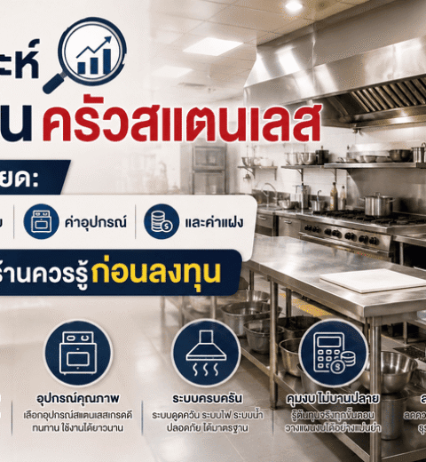 ครัวร้อน ควันเยอะ กลิ่นติดร้าน? ปัญหาที่หลายธุรกิจเจอ เพราะเลือกระบบ Vent Hood ผิด