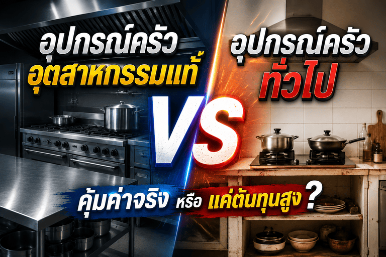 เปรียบเทียบอุปกรณ์ครัวอุตสาหกรรม